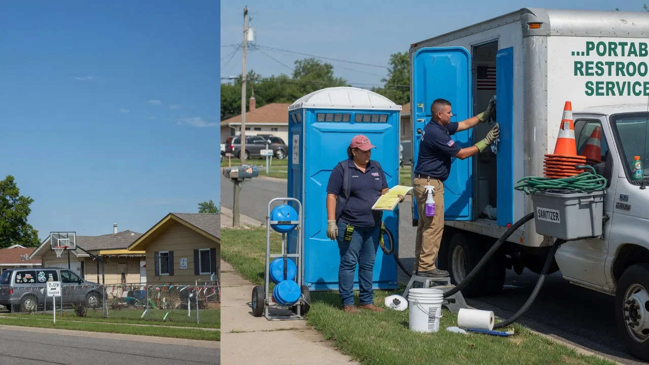Portable Toilet Rental in Woodstock, IL near me